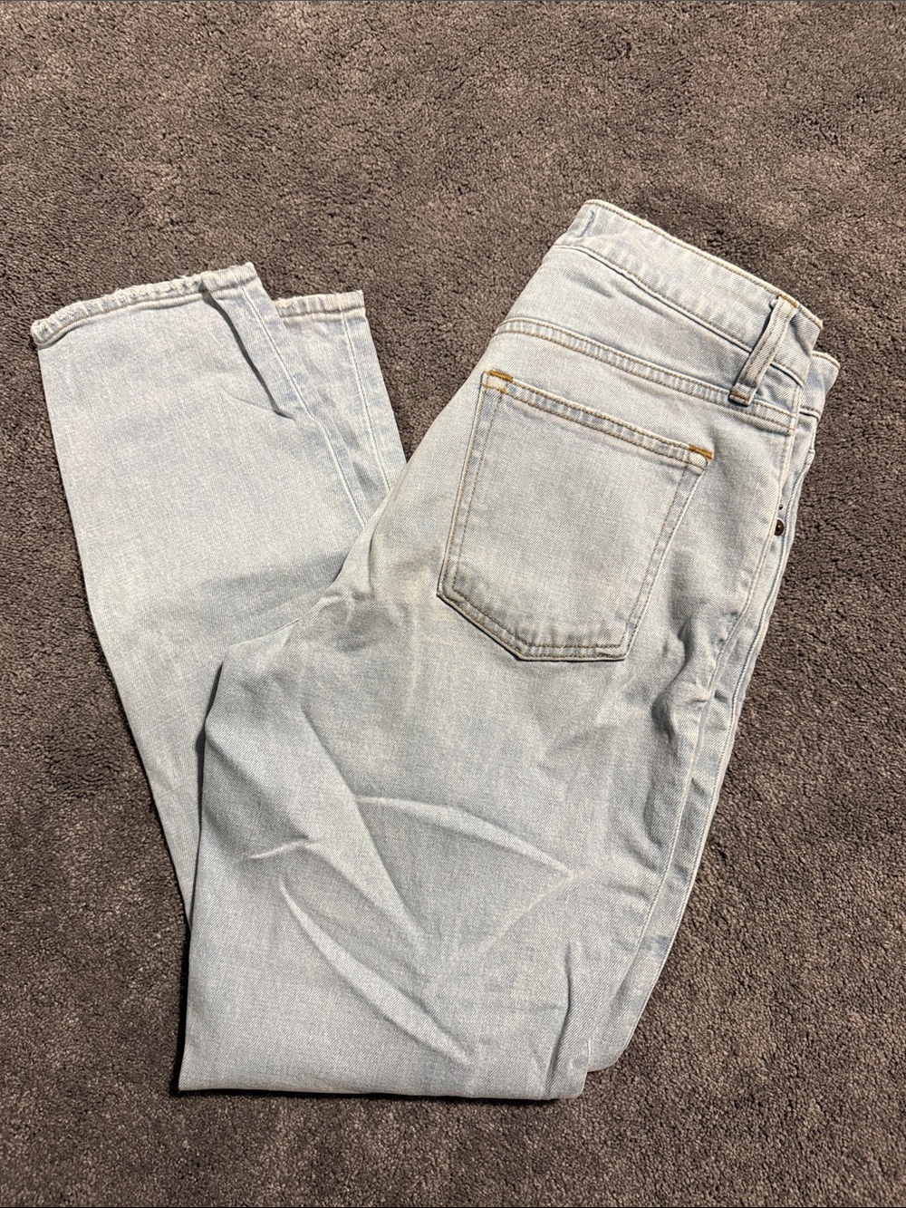 Abercrombie & Fitch Light Blue Slim Straight Jeans